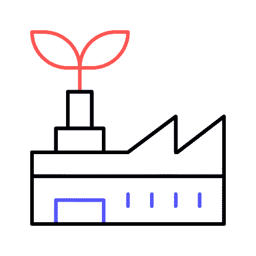 Energy Efficient & Waste Management Icon